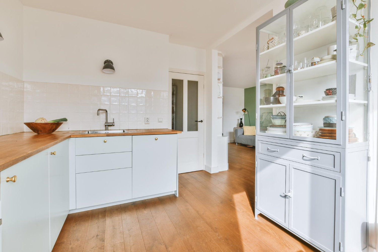 Kitchen hardwood flooring installation Houston TX